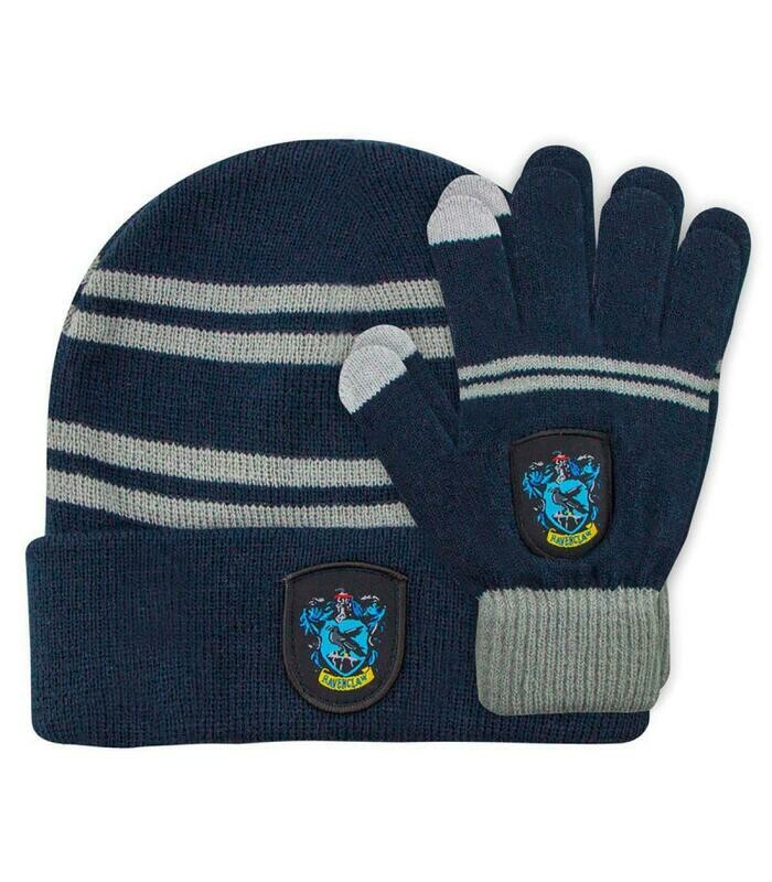 SET GORRO + GUANTES RAVENCLAW HARRY POTTER CINE REPLICAS