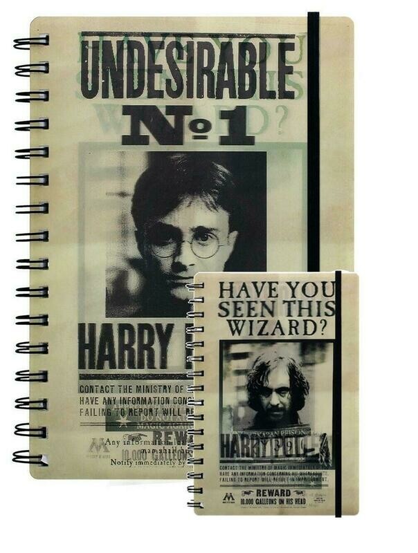 CUADERNO 3D MAGICO SIRIUS BLACK HARRY POTTER
