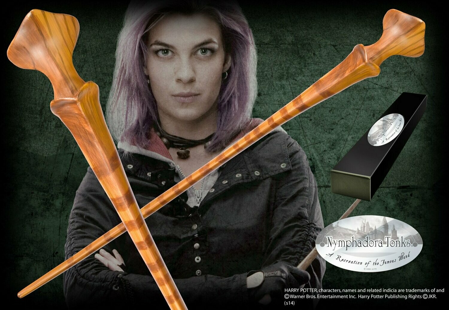 VARITA NYMPHADORA TONKS C/PINZA HARRY POTTER NOBLE COLLECTION