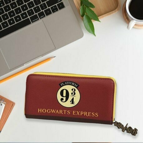BILLETERA PLATFORMA 9 3/4 HOGWARTS EXPRESS HARRY POTTER