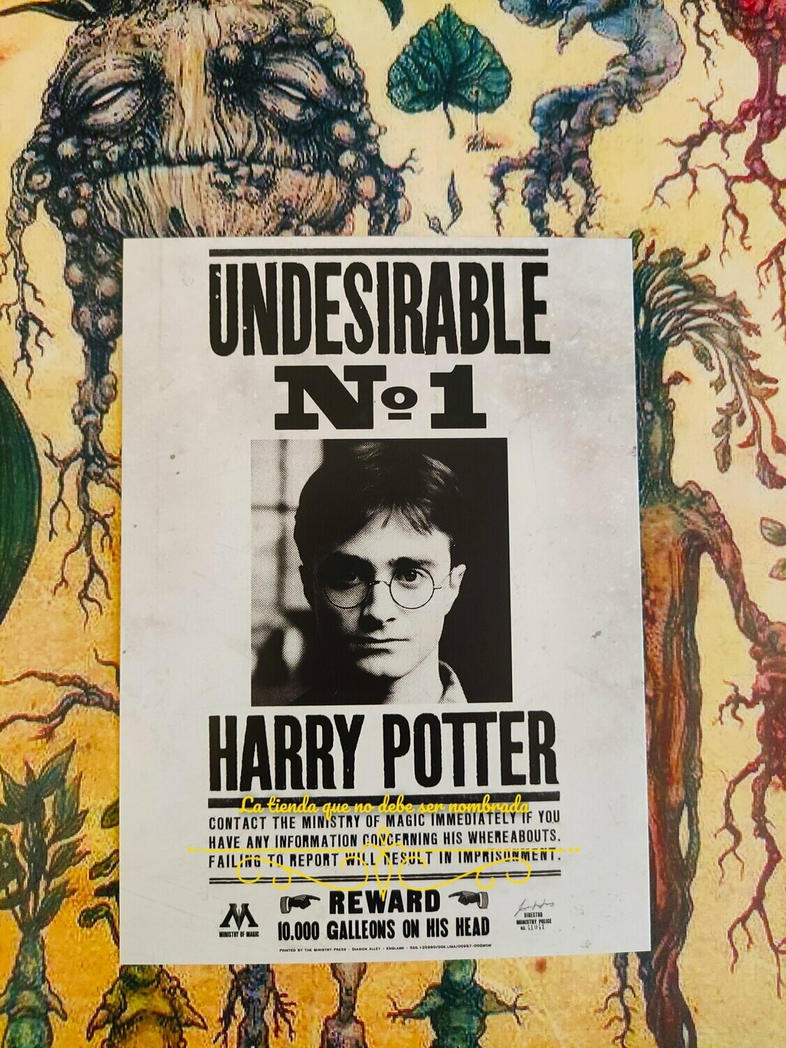 POSTAL UNDESIRABLE Nº1 HARRY POTTER MINALIMA
