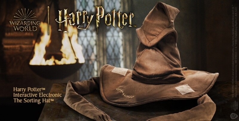 SOMBRERO SELECCIONADOR INTERACTIVO INGLES HARRY POTTER