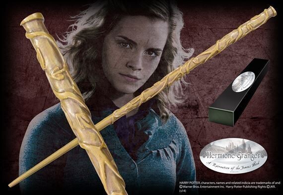 VARITA HERMIONE GRANGER C/PINZA HARRY POTTER NOBLE COLLECTION