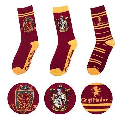 SET CALCETINES GRYFFINDOR HARRY POTTER CINE REPLICAS