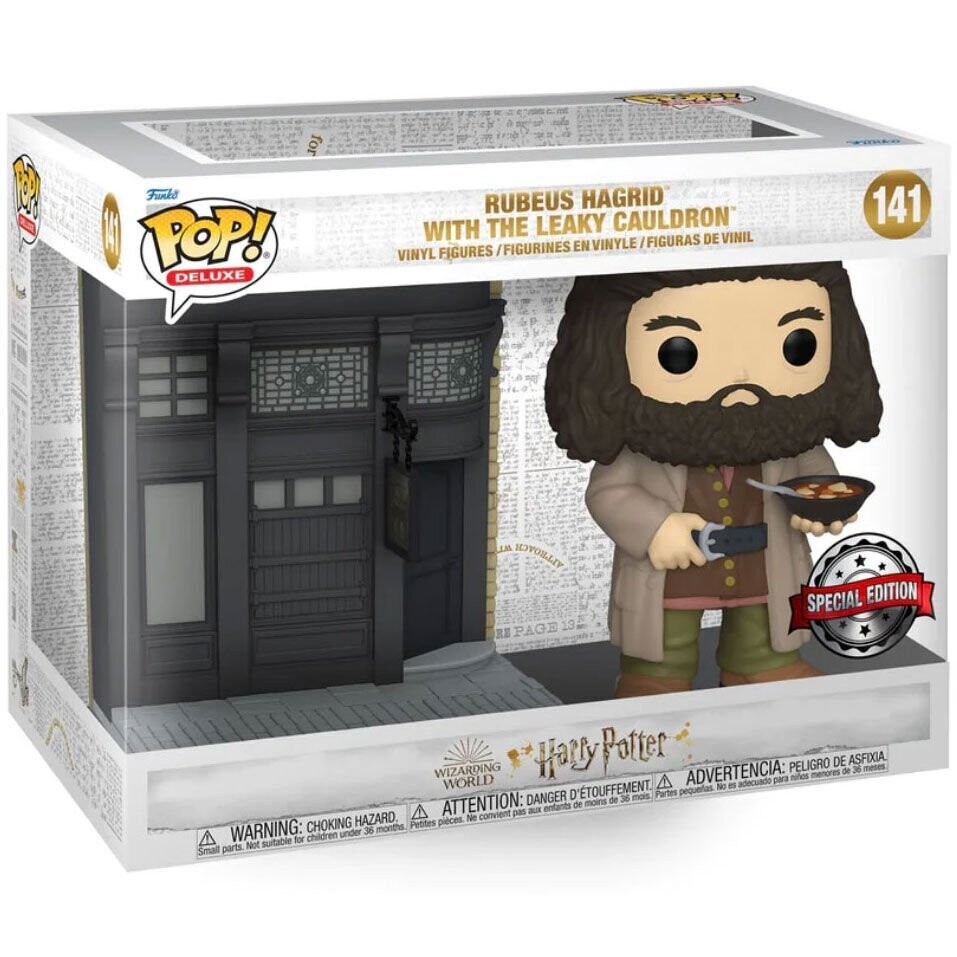 FIGURA RUBEUS HAGRID WITH THE LEAKY CAULDRON Nº141 SPECIAL EDITION HARRY POTTER FUNKO POP
