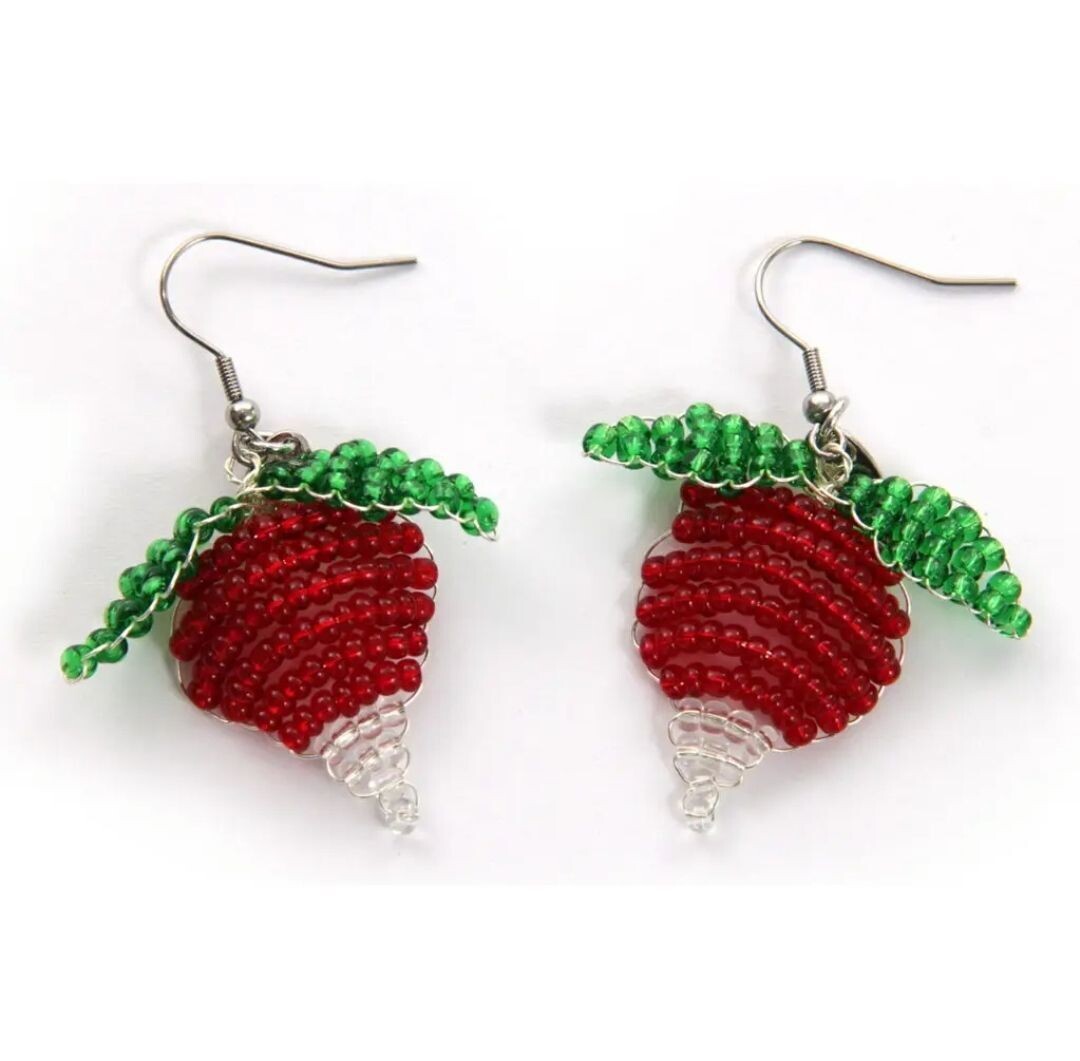 REPLICA PENDIENTES LUNA LOVEGOOD RABANOS HARRY POTTER REPLICA PENDIENTES LUNA LOVEGOOD RABANOS HARRY POTTER