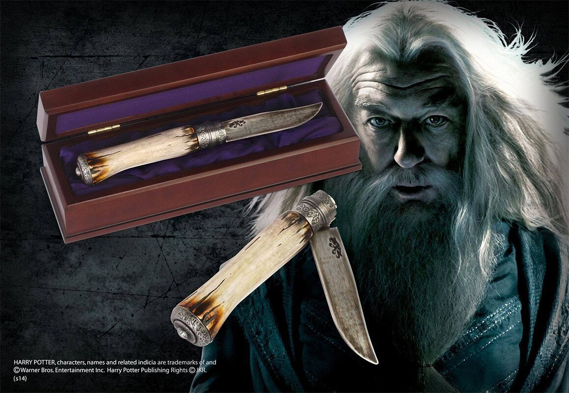 REPLICA CUCHILLO ALBUS DUMBLEDORE DESCATALOGADO NOBLE COLLECTION REPLICA CUCHILLO ALBUS DUMBLEDORE DESCATALOGADO NOBLE COLLECTION