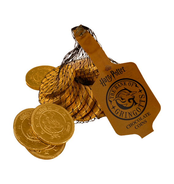 BOLSA MONEDAS CHOCOLATE GRINGOTTS HARRY POTTER