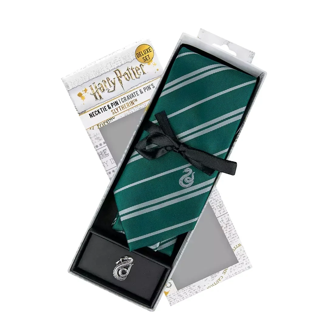 SET CORBATA SLYTHERIN DELUXE HARRY POTTER CINE REPLICAS SET CORBATA SLYTHERIN DELUXE HARRY POTTER CINE REPLICAS