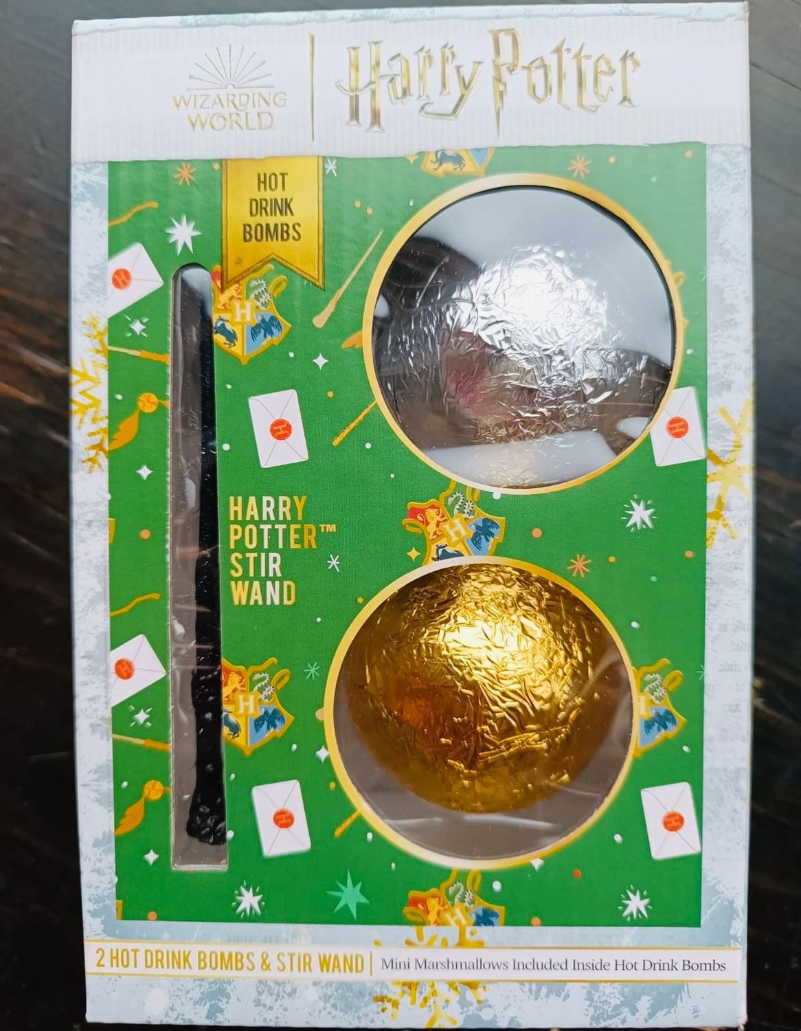SET SNITCH DORADA CHOCOLATE & VARITA HARRY POTTER SET SNITCH DORADA CHOCOLATE & VARITA HARRY POTTER