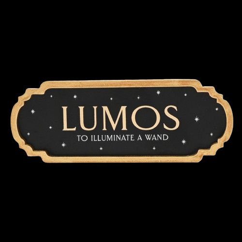 CARTELERIA 3D LUMOS ALUMBRA OSCURIDAD HARRY POTTER
