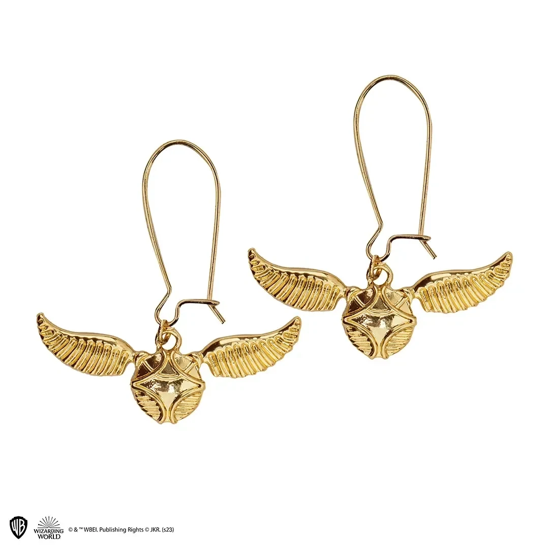 PENDIENTES SNITCH DORADA HARRY POTTER