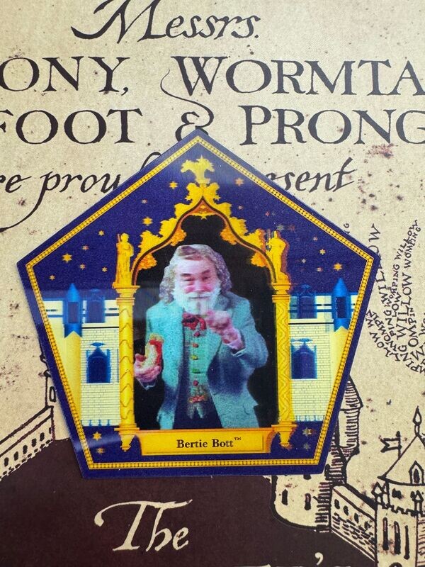 CROMO HOLOGRAFICO BERTIE BOTT HARRY POTTER