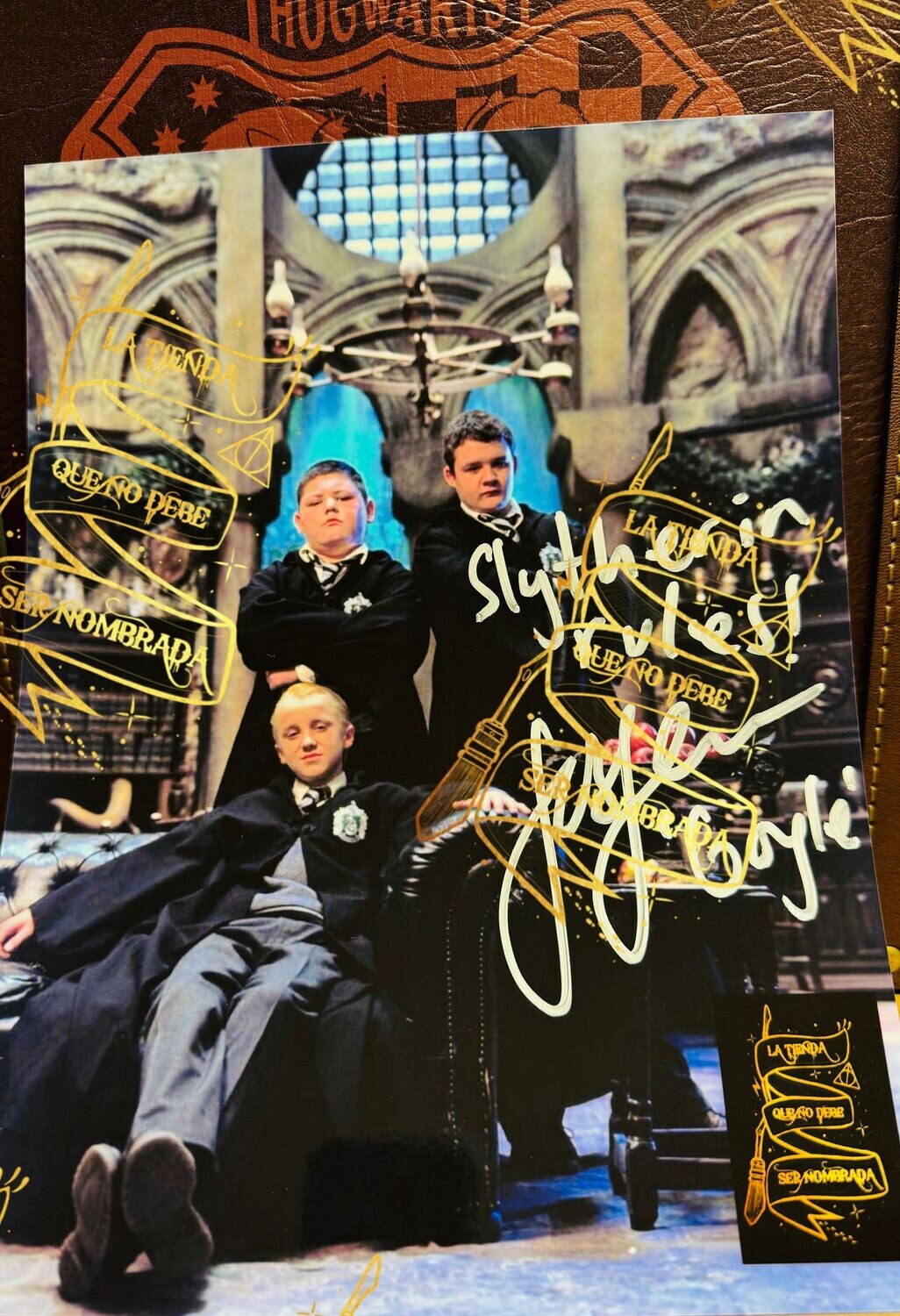 FOTOGRAFIA FIRMADA POR GREGORY GOYLE (JOSH HERDMAN) FOTOGRAFIA FIRMADA POR GREGORY GOYLE (JOSH HERDMAN)