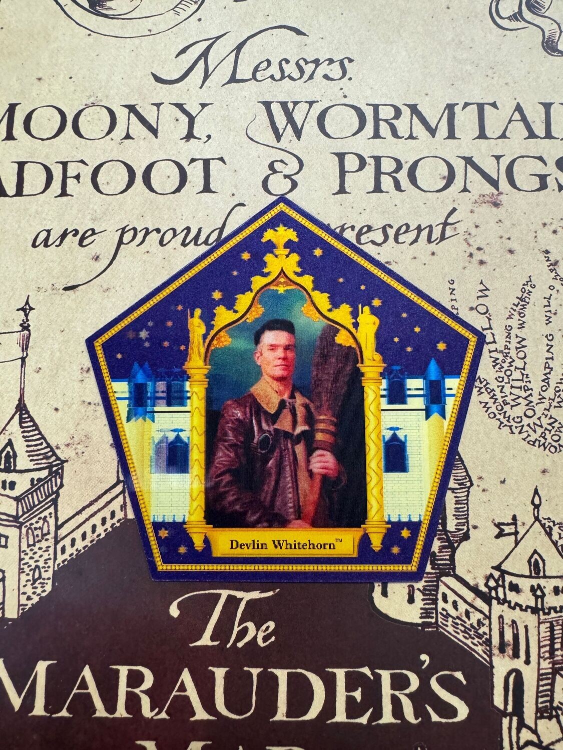 CROMO HOLOGRAFICO DEVLIN WHITEHORN HARRY POTTER