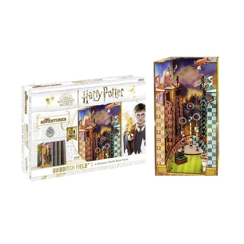 SUJETALIBROS MAQUETA CAMPO QUIDDITCH HARRY POTTER