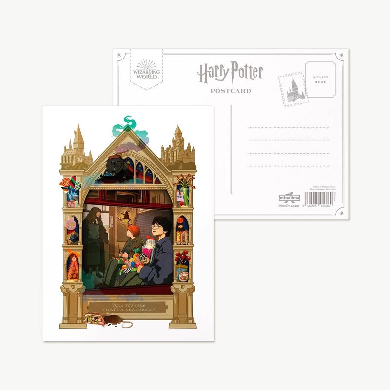 POSTAL HARRY POTTER Y LA PIEDRA FILOSOFAL MINALIMA HARRY POTTER