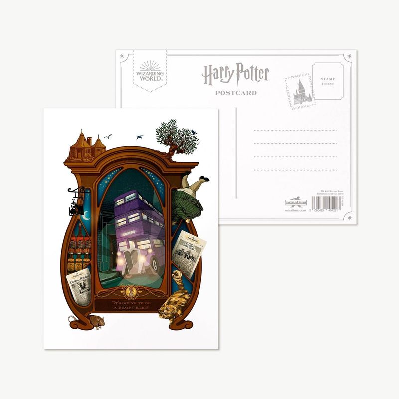 POSTAL HARRY POTTER Y EL PRISIONERO DE AZKABAN MINALIMA HARRY POTTER
