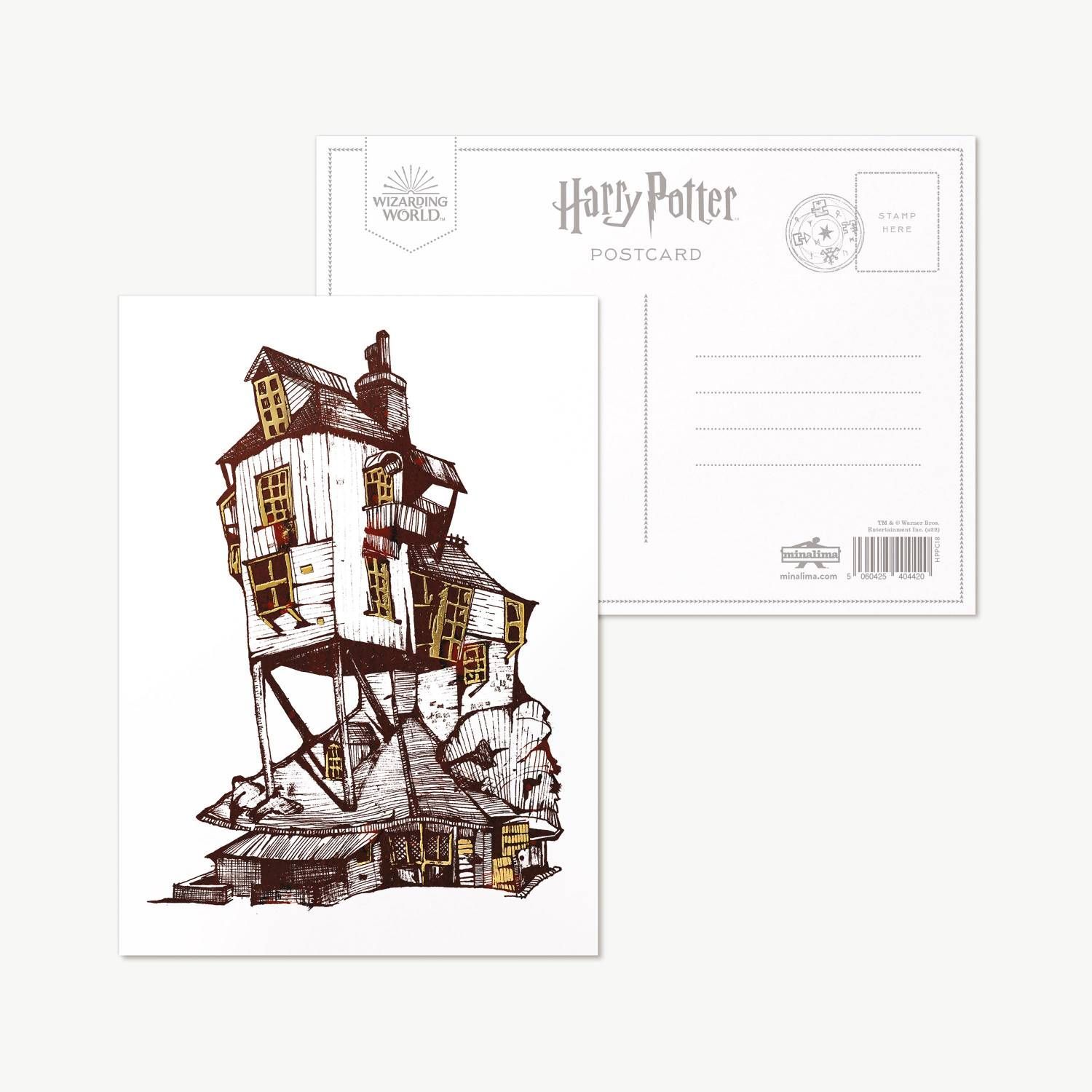 POSTAL THE BURROW MINALIMA HARRY POTTER