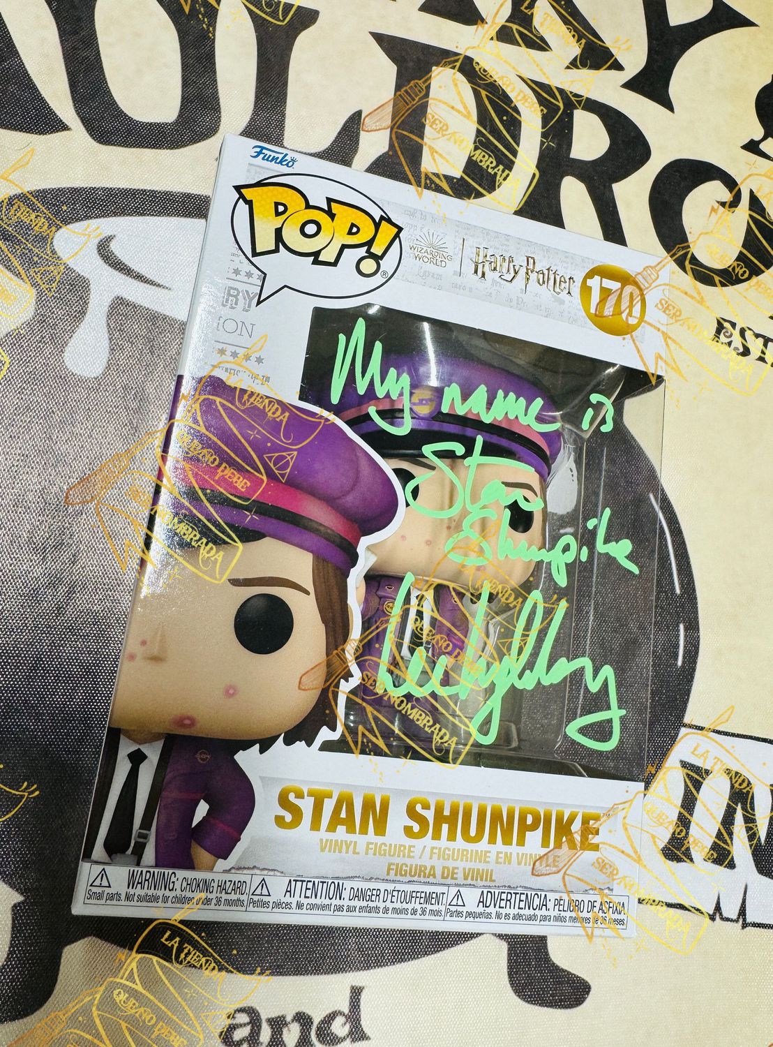 FUNKO POP Nº170 FIRMADO POR STAN SHUNPIKE (LEE INGLEBY)