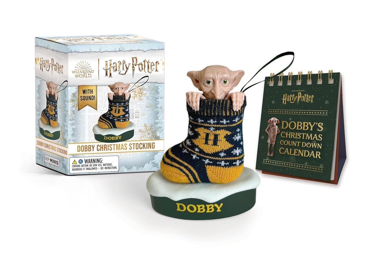 REPLICA MINIATURA DOBBY NAVIDAD HABLADOR HARRY POTTER
