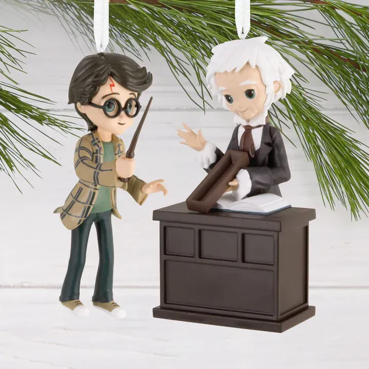 SET ADORNOS NAVIDAD HARRY & OLLIVANDERS HALLMARK