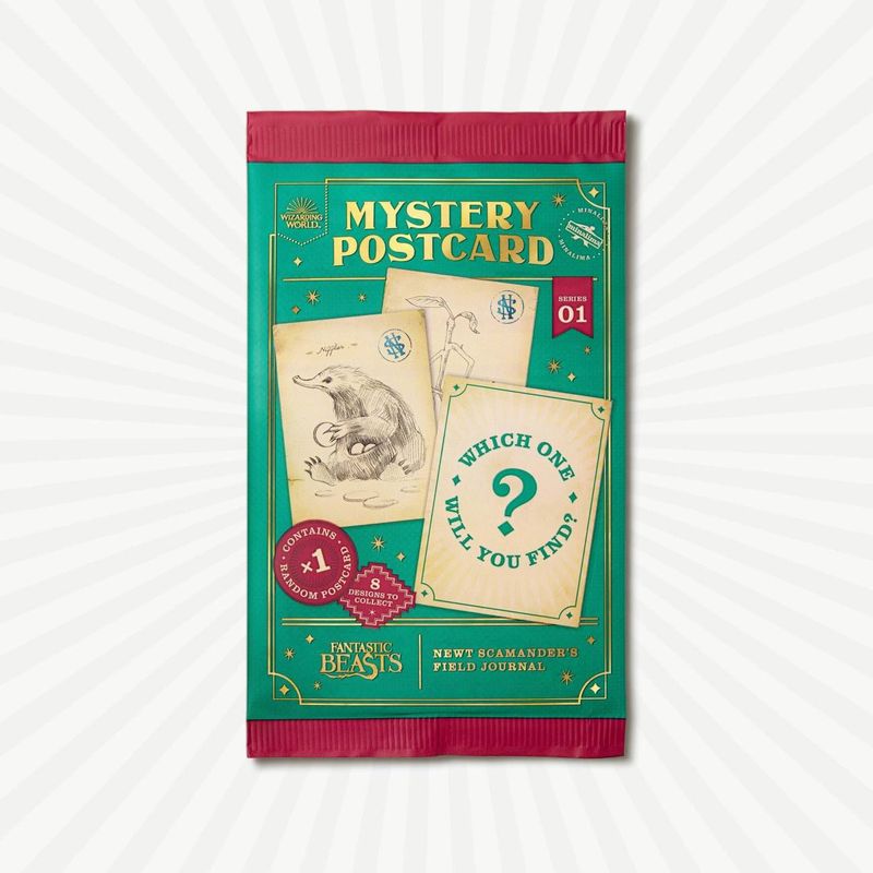 SOBRE POSTAL MISTERIOSO CRIATURAS MAGICAS SERIE 1 MINALIMA HARRY POTTER