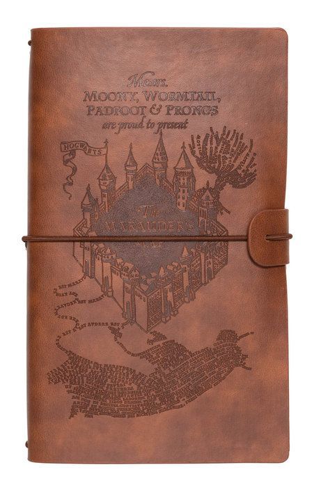 NOTEBOOK VIAJE MAPA MERODEADOR HARRY POTTER
