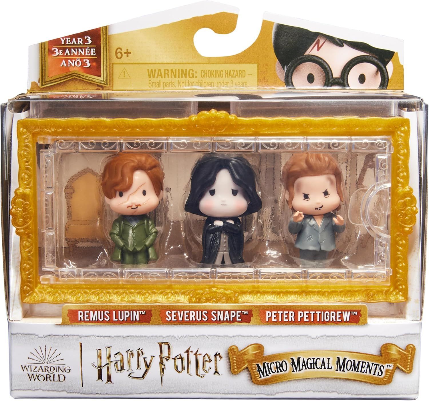SET 3 FIGURAS MICRO MAGICAL MOMENTS SERIE 3 HARRY POTTER