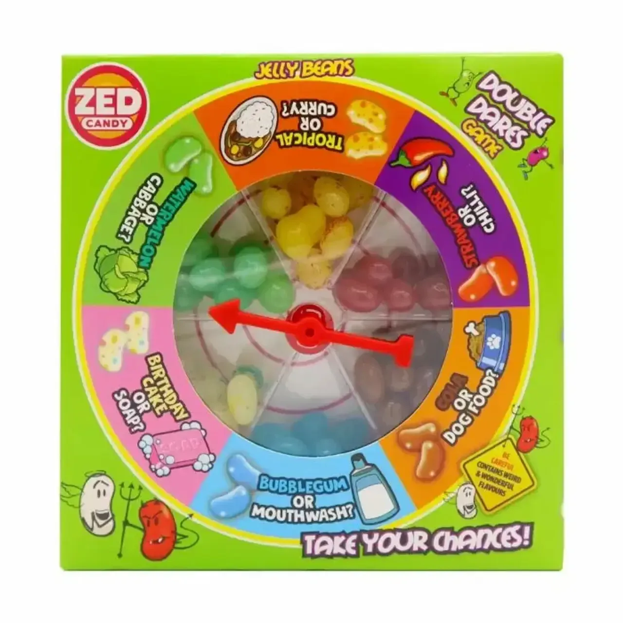 CAJA GRAGEAS JUEGO PRUEBA SUERTE RULETA