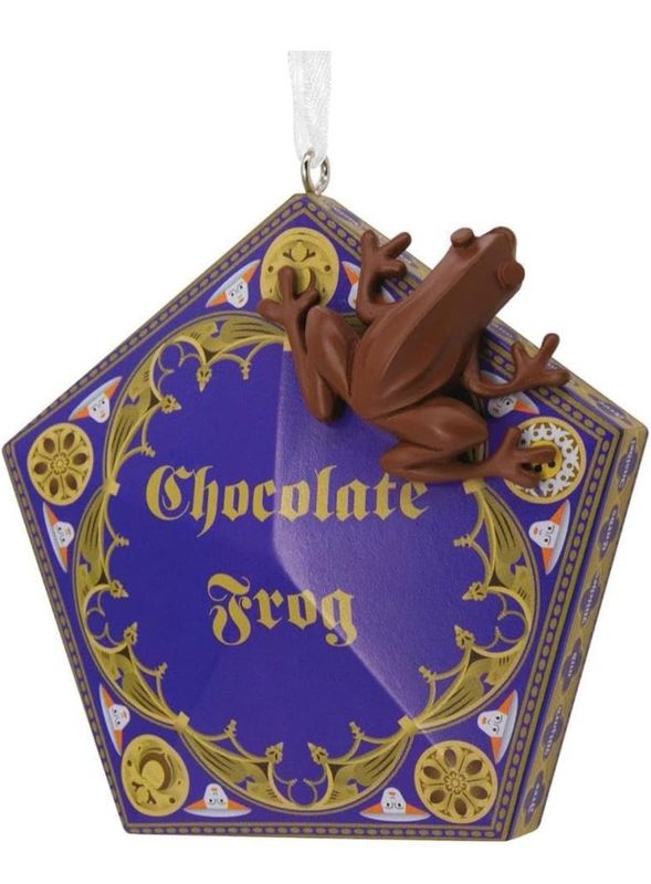 ADORNO NAVIDAD RANA DE CHOCOLATE HARRY POTTER HALLMARK