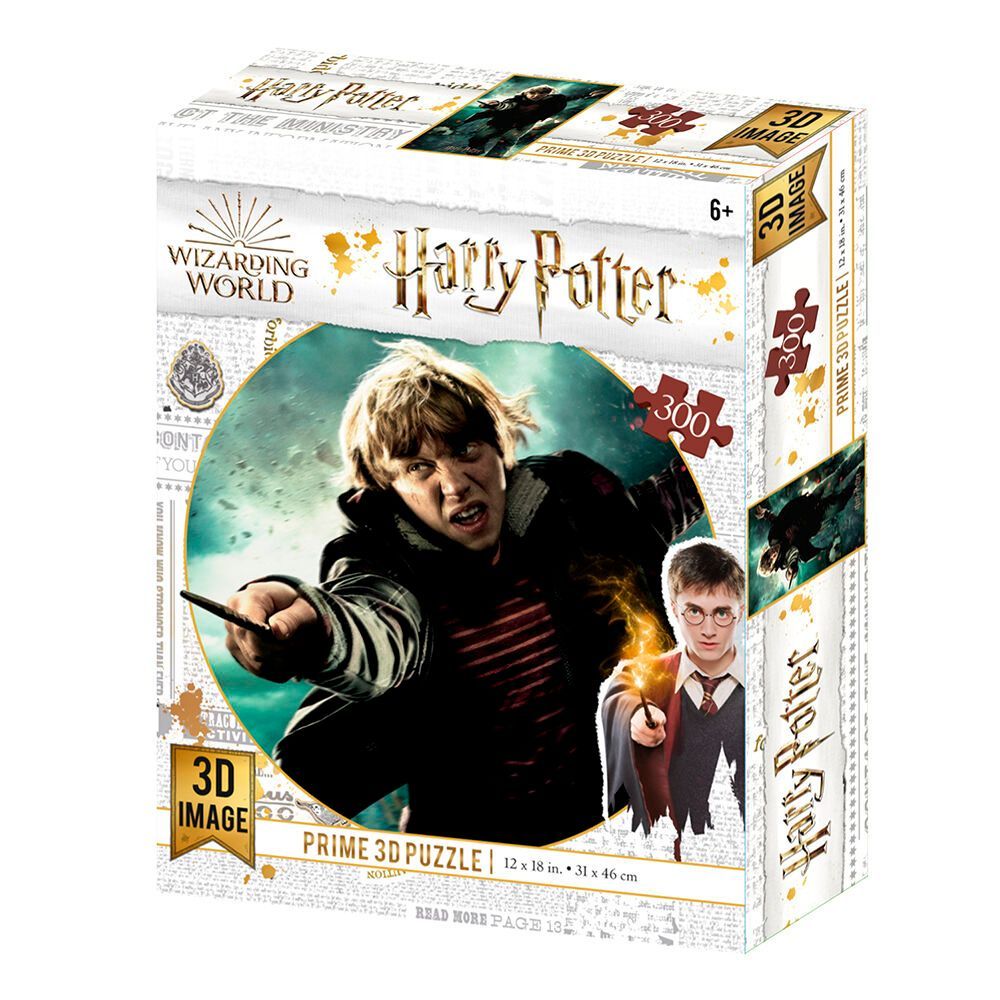 PUZZLE LENTICULAR 3D - 300 PIEZAS RON WEASLEY HARRY POTTER