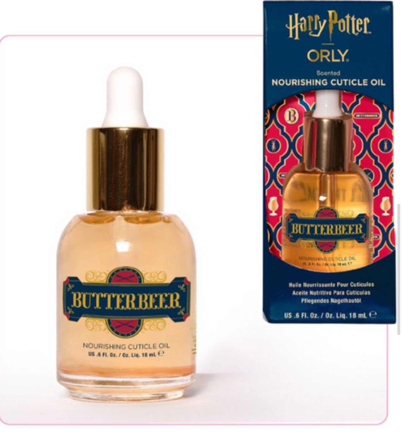 ACEITE NUTRITIVO CUTICULAS BUTTERBEER HARRY POTTER ACEITE NUTRITIVO CUTICULAS BUTTERBEER HARRY POTTER