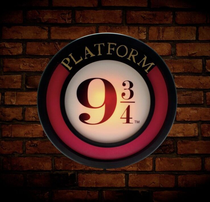 LAMPARA PLATAFORMA 9 3/4 PARED & MESA HARRY POTTER