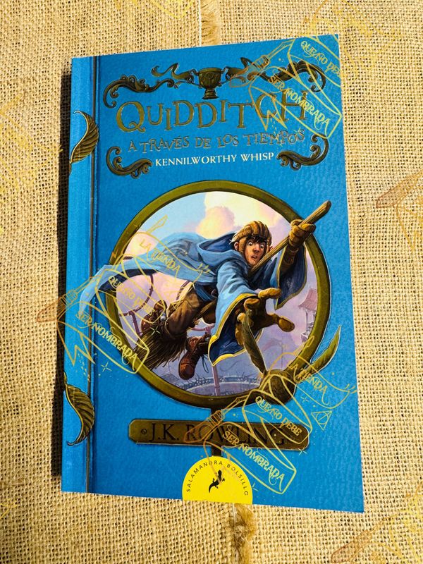 LIBRO QUIDDITCH A TRAVES DE LOS TIEMPOS FIRMADO POR OLIVER WOOD (SEAN BIGGERSTAFF)