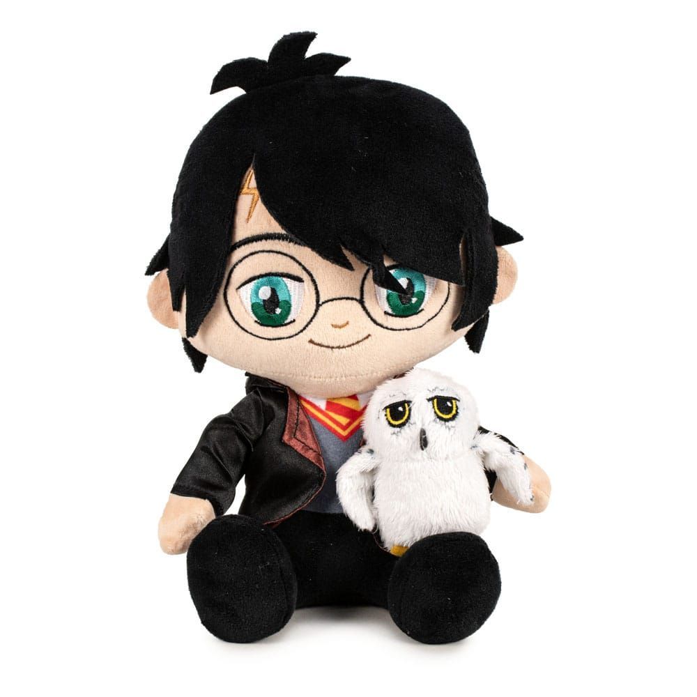 PELUCHE HARRY & HEDWIG SENTADO 25CM HARRY POTTER
