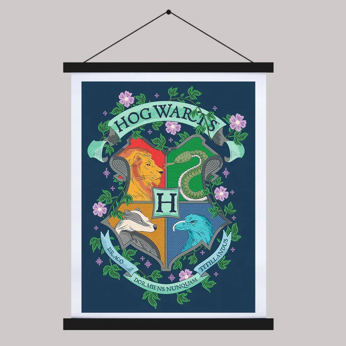PERGAMINO  CRYSTAL ART HOGWARTS HARRY POTTER