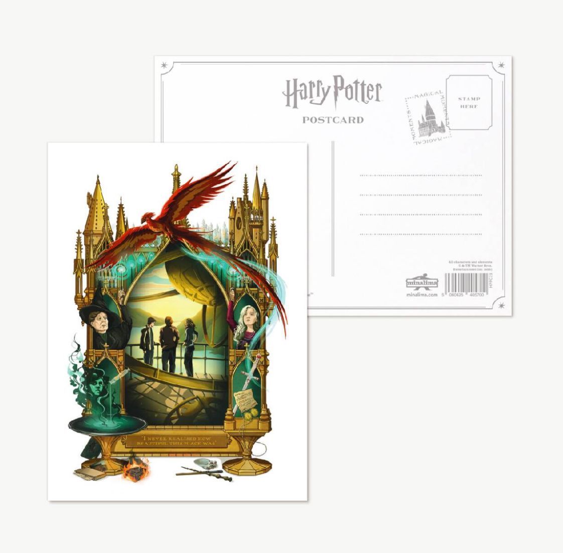 POSTAL HARRY POTTER Y EL MISTERIO DEL PRINCIPE MINALIMA HARRY POTTER