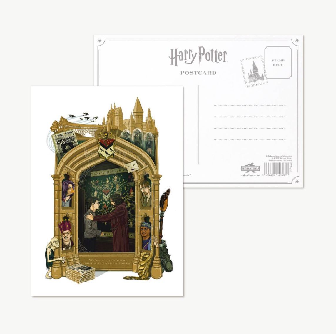 POSTAL HARRY POTTER Y LA ORDEN DEL FENIX MINALIMA HARRY POTTER
