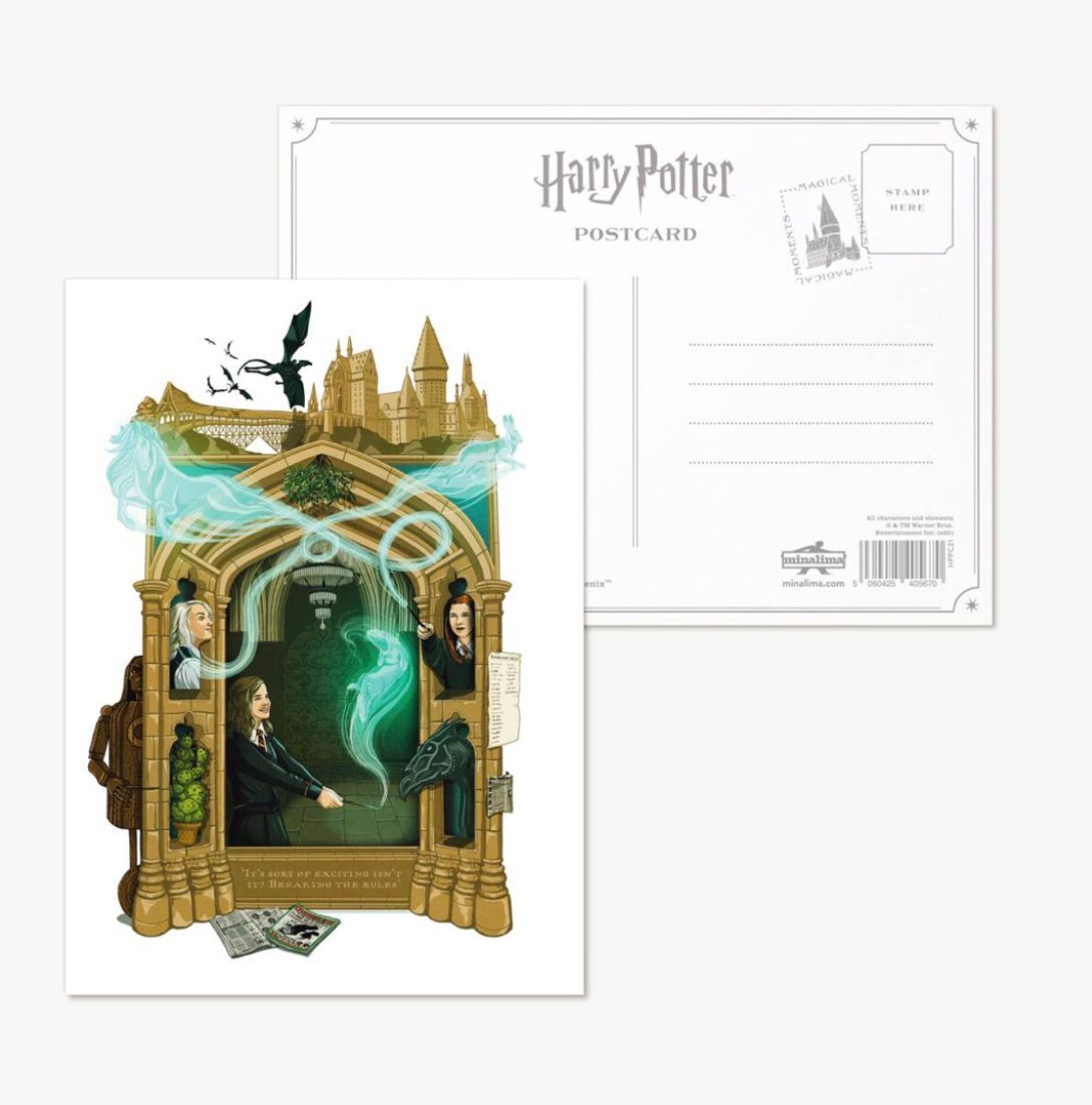 POSTAL HARRY POTTER Y LA ORDEN DEL FENIX MINALIMA HARRY POTTER