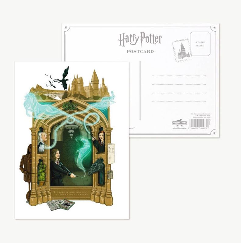 POSTAL HARRY POTTER Y LA ORDEN DEL FENIX MINALIMA HARRY POTTER
