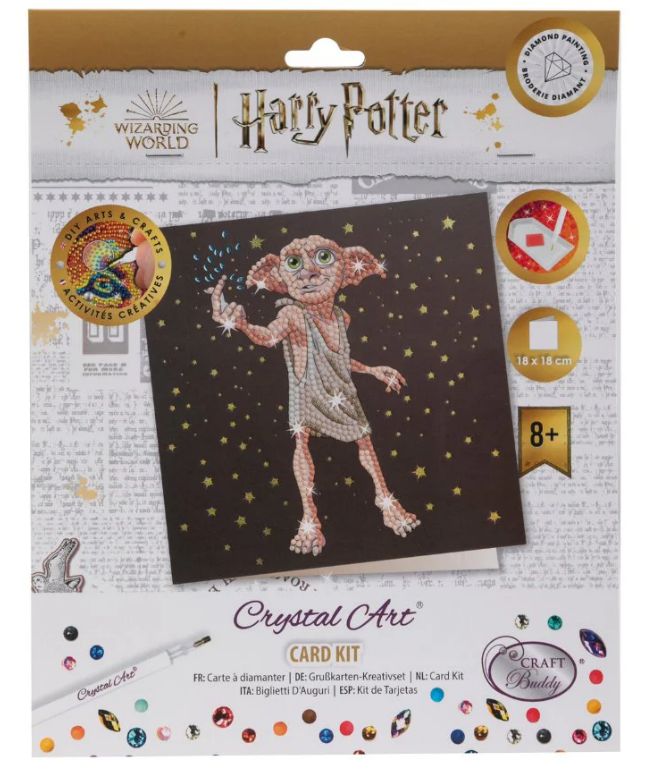 CRYSTAL ART POSTAL DOBBY HARRY POTTER CRYSTAL ART POSTAL DOBBY HARRY POTTER