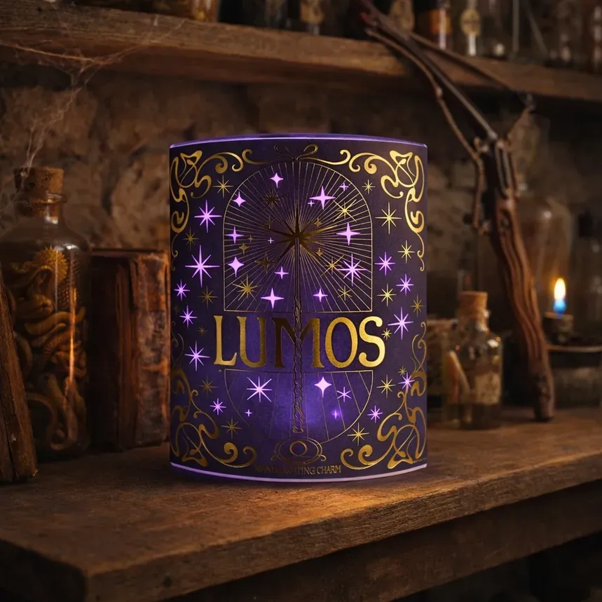 LAMPARA BACK TO HOGWARTS LUMOS HARRY POTTER