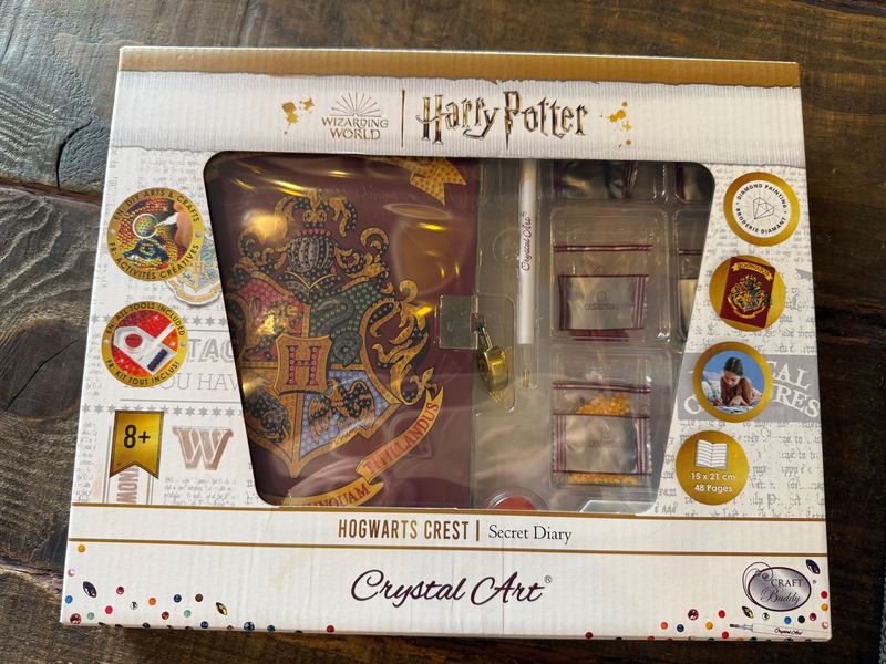 CRYSTAL ART DIARIO SECRETO HOGWARTS HARRY POTTER