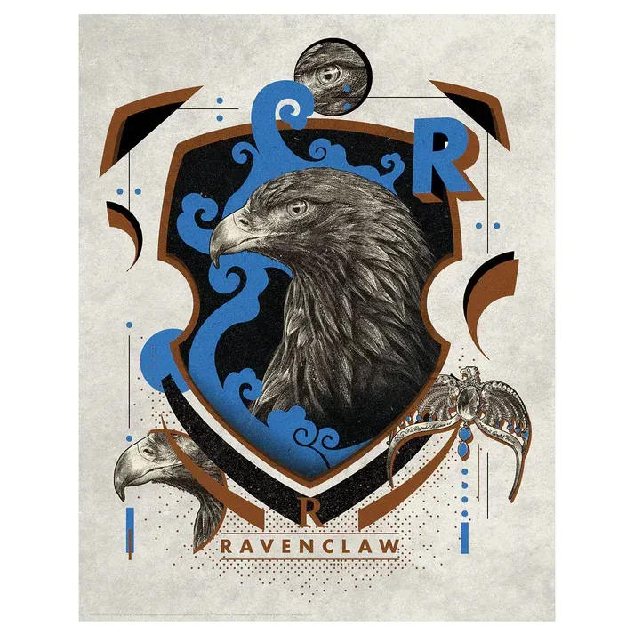 LAMINA ART PRINT RAVENCLAW LIMITED EDITION HARRY POTTER