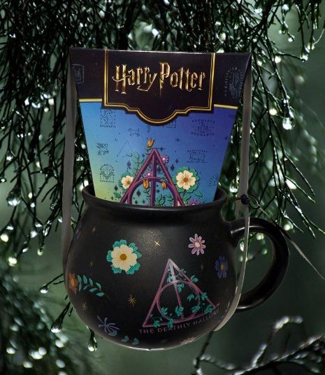 TAZA CALDERO RELIQUIAS MUERTE & CHOCOLATE CAMBIA COLOR MAGICO HARRY POTTER
