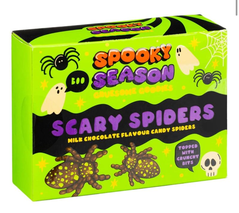 CAJITA CHOCOLATES ​SCARY SPIDERS HALLOWEEN