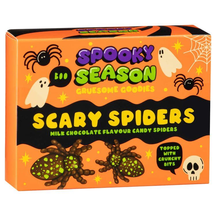 CAJITA CHOCOLATES ​ARAÑAS TERRORIFICAS HALLOWEEN