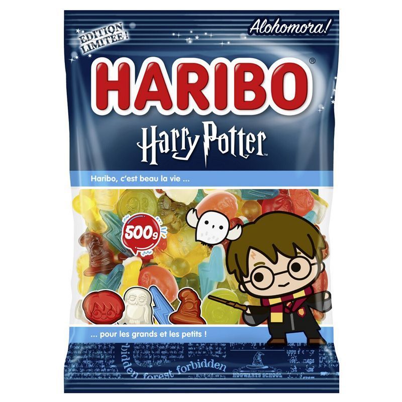 GOMINOLAS HARRY SIMBOLOS MAGICOS HARIBO HARRY POTTER LIMITED EDITION 500 GR