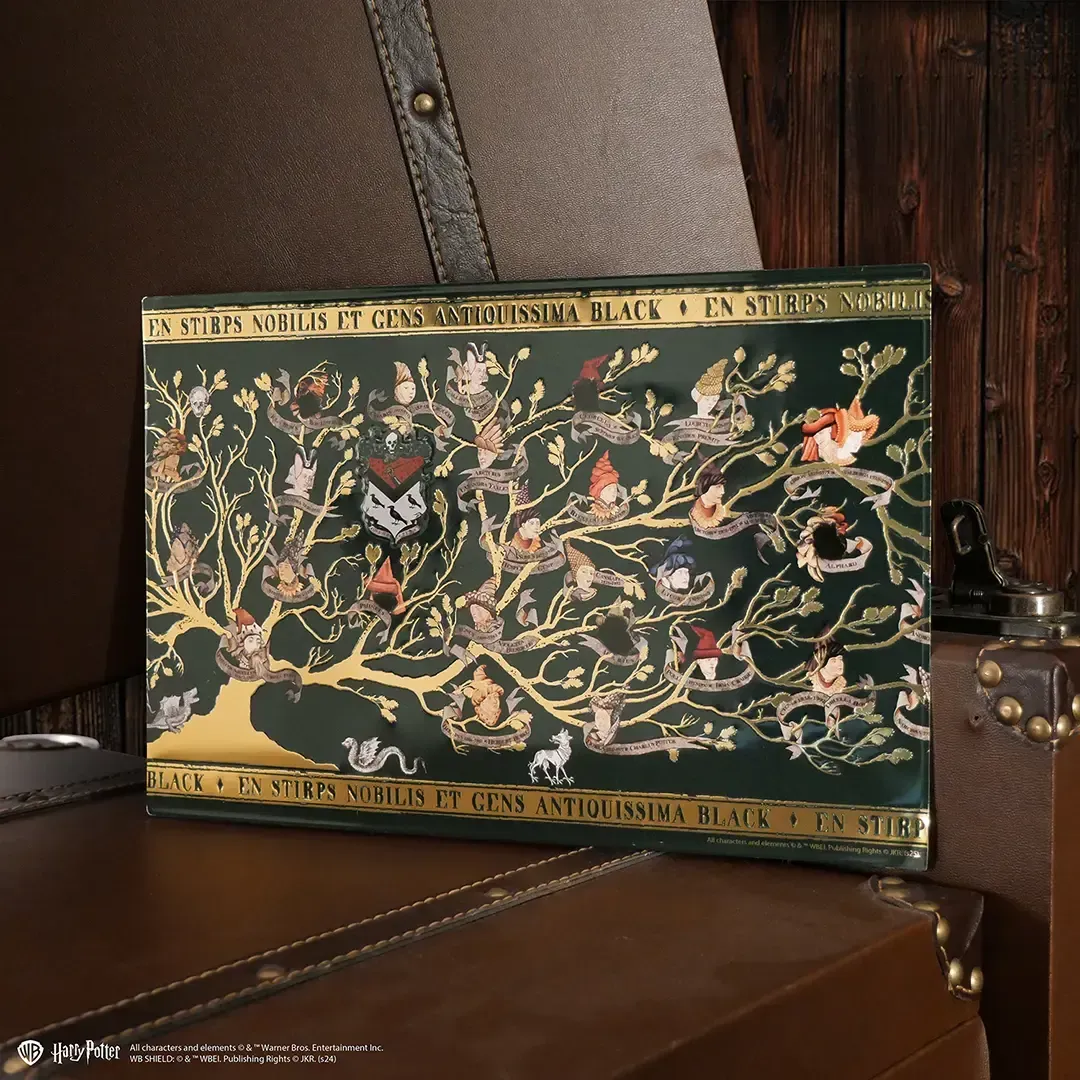 PLACA METALICA FAMILIA BLACK HARRY POTTER